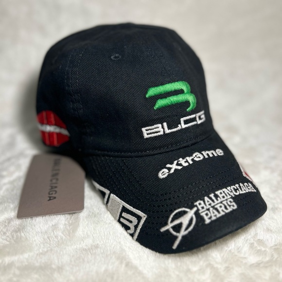 Balenciaga Black 2.0 Extreme Logo Cap Rare - Picture 2 of 7